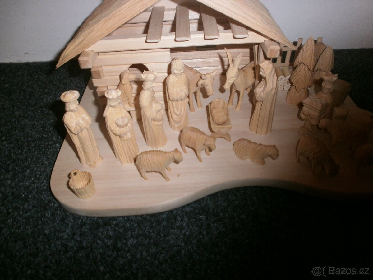 betlém z lipového a smrkového dřeva 14a4 - 18
