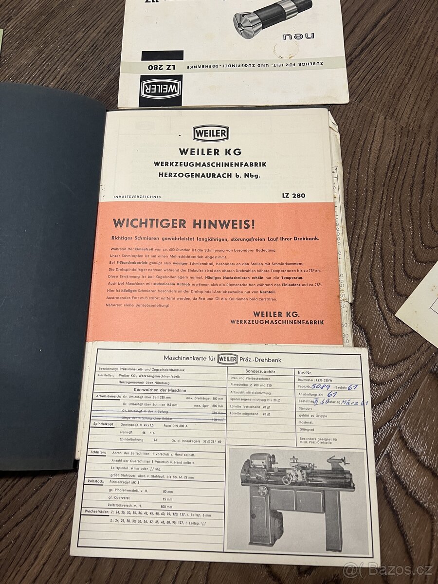 Soustruh Weiler LZ 280 - 18