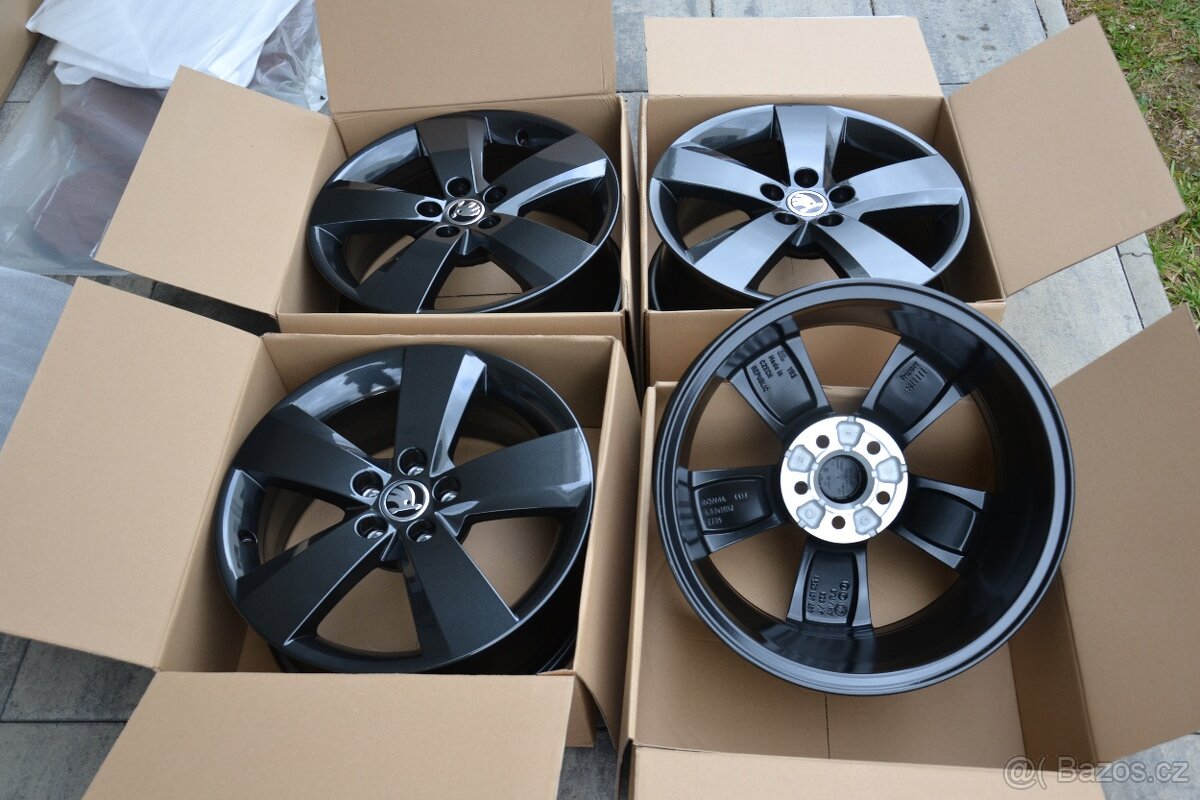 Škoda Kamiq/Scala,S.Arona– NOVÉ 16 originál Alu disky 6x16,E - 18