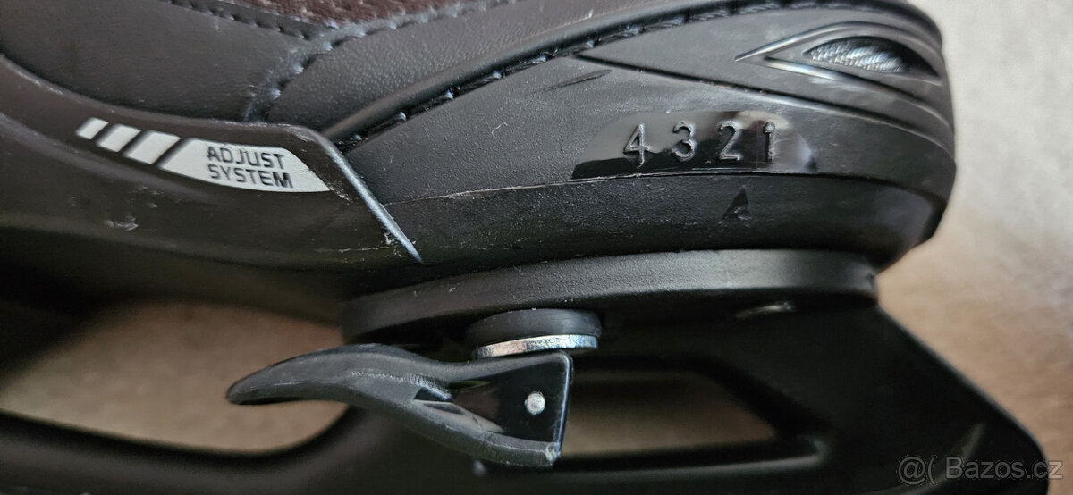 Chlapecké lední brusle Oxelo černo-oranžové, 29-32 - 18