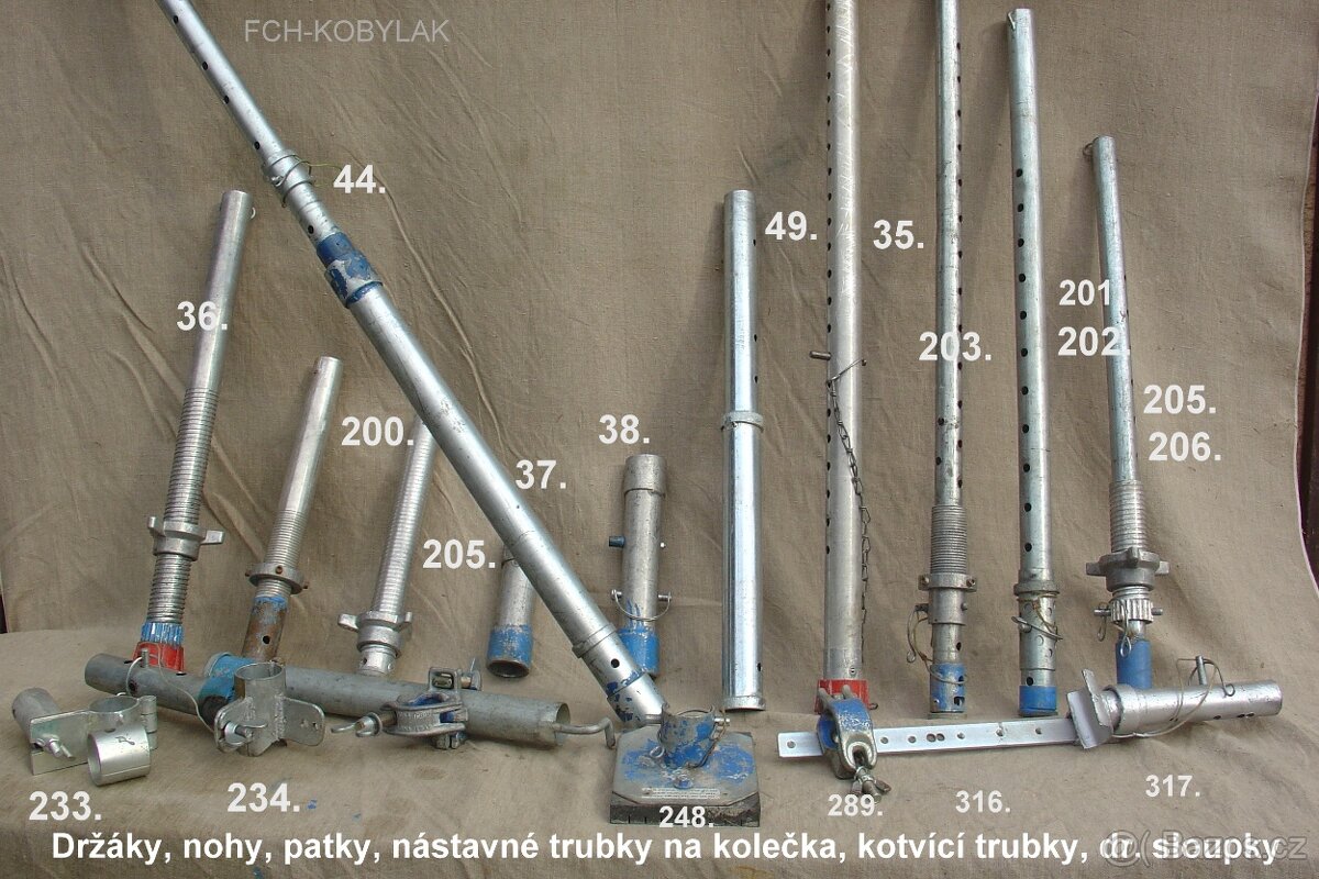 Hliníkové lešení - doplňky. - 18