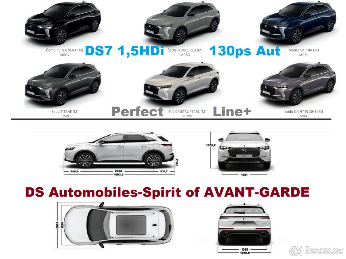 DS7 1,5HDi130PS Palas AUT8 Nav AL19 2Kam PDC Výhř ACC 11/24 - 18