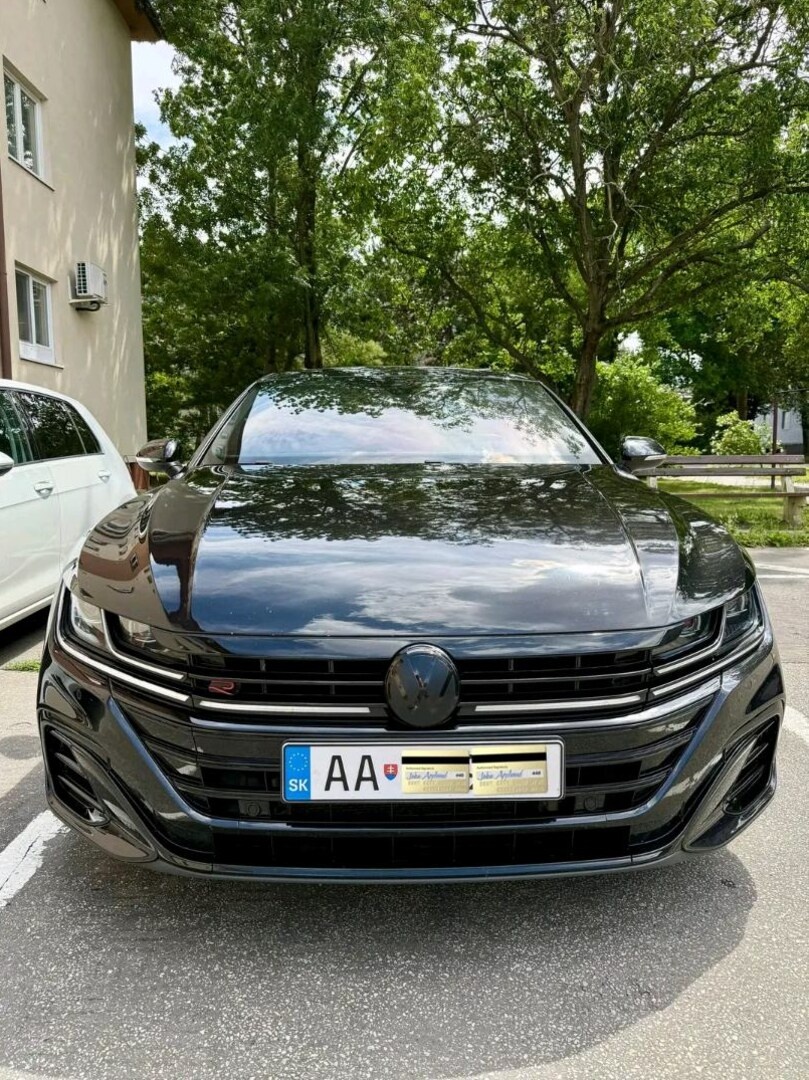 Logo znak VOLKSWAGEN cierne leskle / cervene - 18