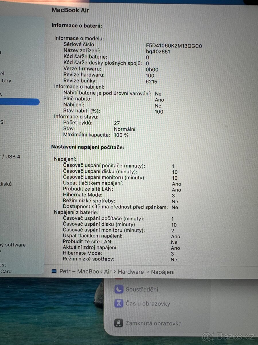 Prodám MacBook Air 13,6” M3/16GB/512GB - 18