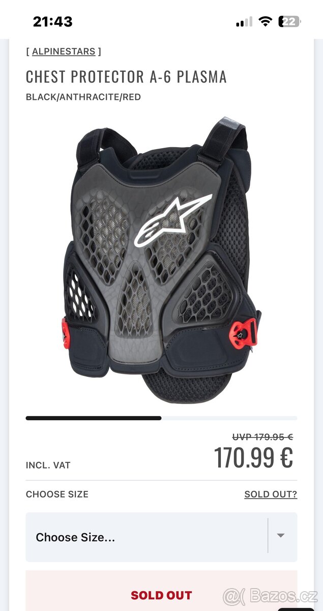 Alpinestars chrániče, korytnačka/ kolená - 18