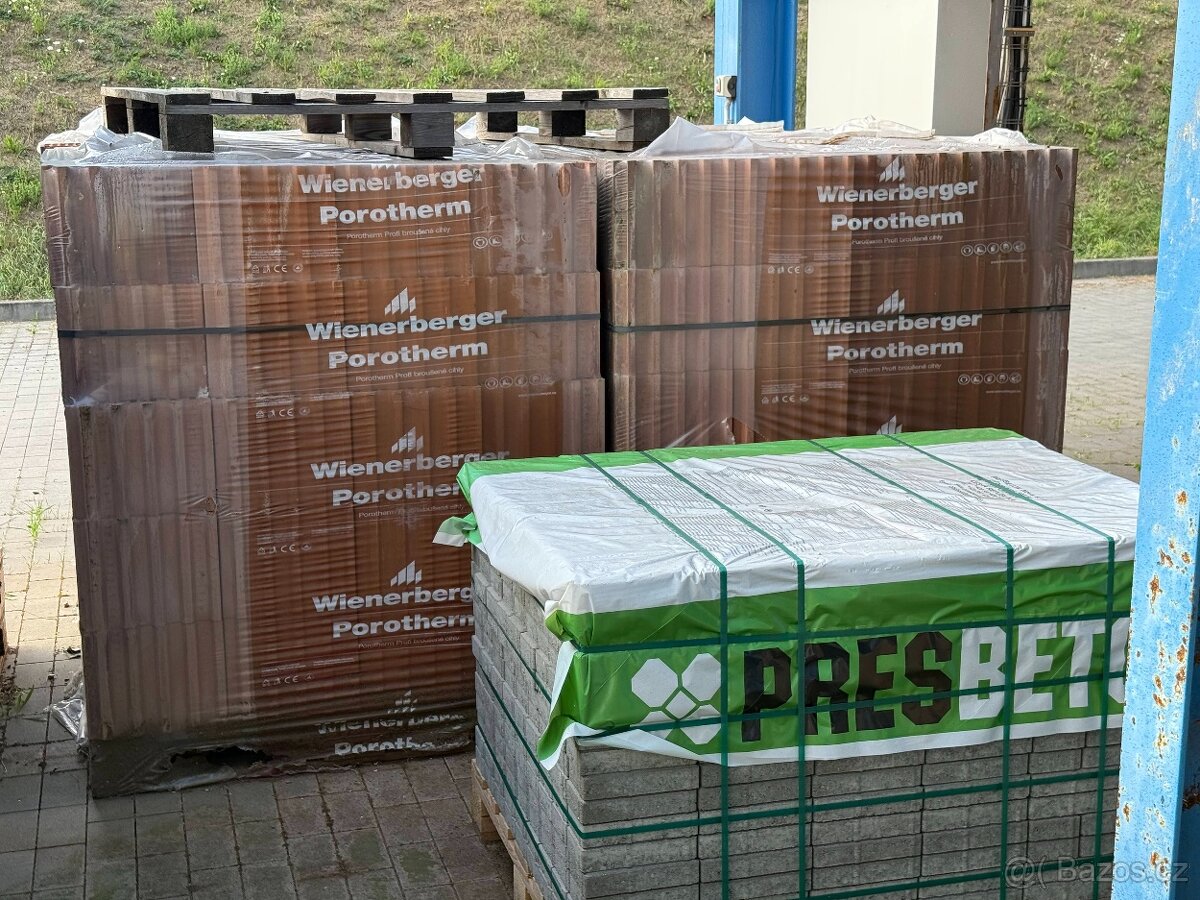 Porotherm 14 / 24 / 30 / 38 Profi + překlady – nové, dohoda - 18