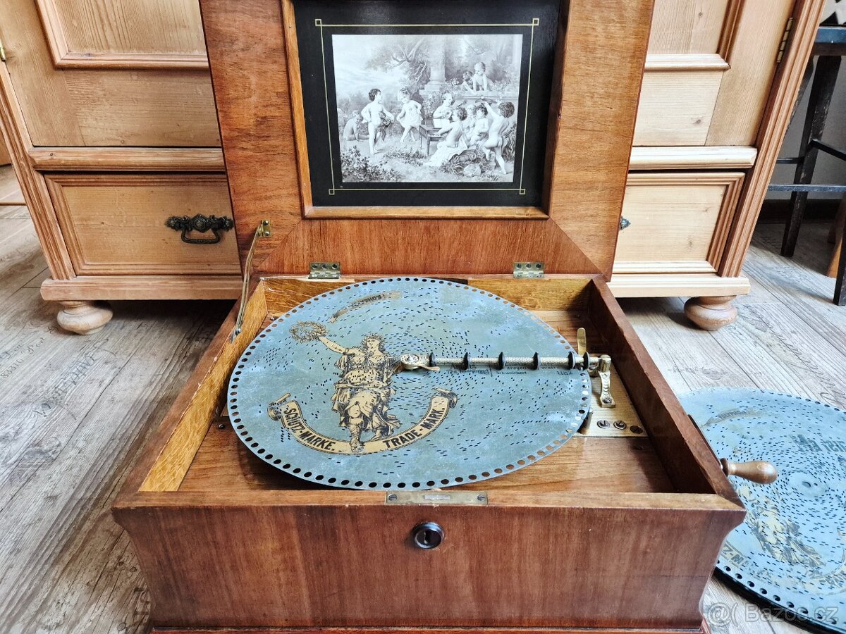 Starožitný hrací stroj Polyphon, 1895 - 18