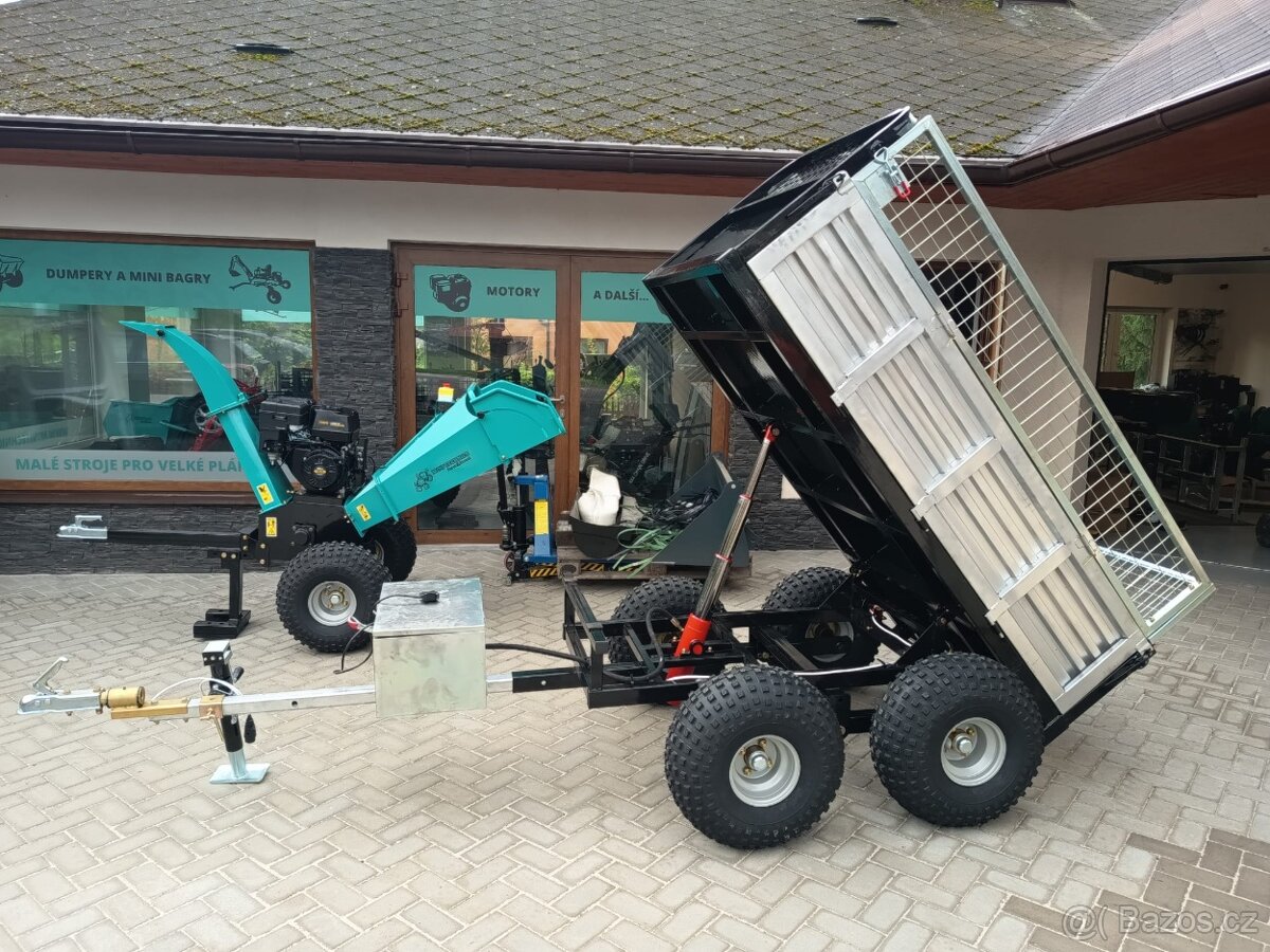 Hydraulický vozík za čtyřkolku 1.000kg - 18