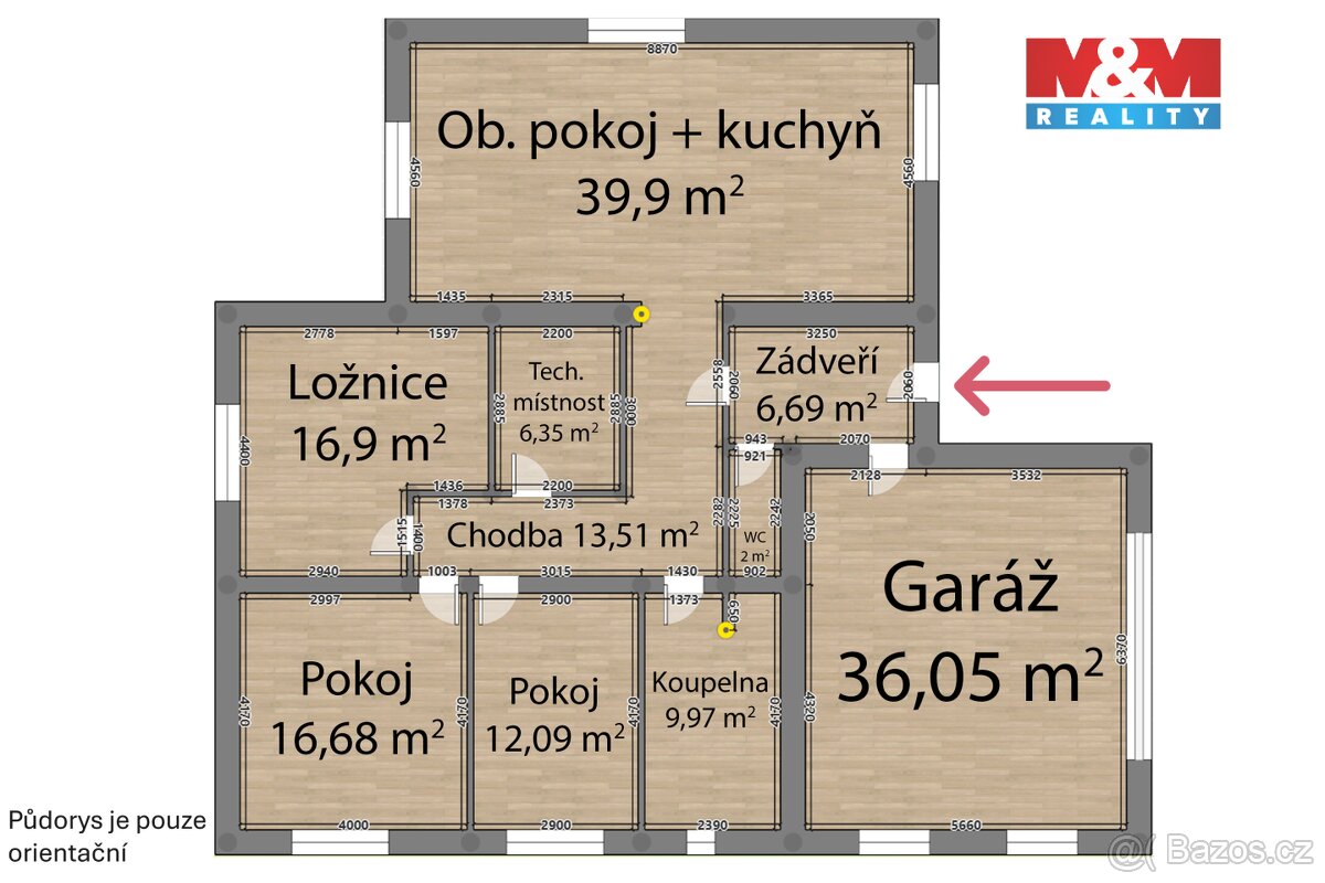 Prodej novostavby rodinného domu, 124 m², Luženice - 18