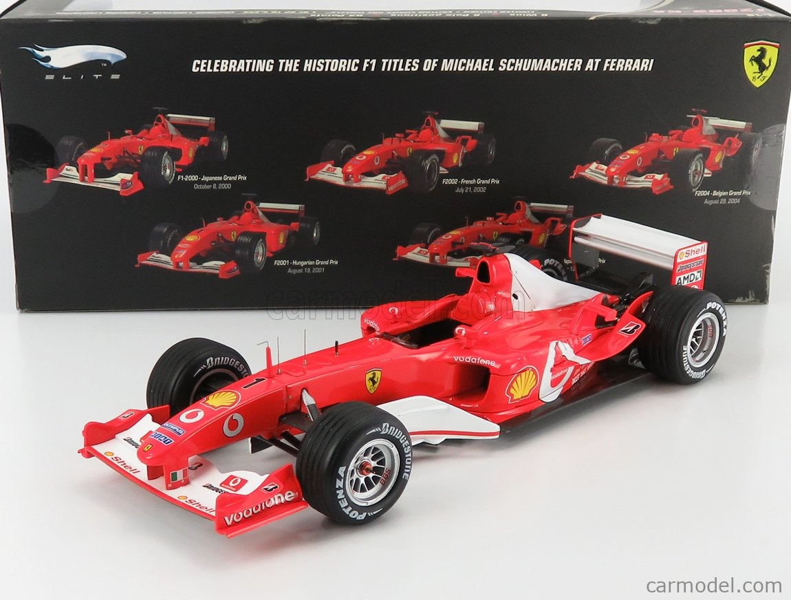3x F1 FERRARI F2000 2001 a 2003GA SCHUMACHER HW ELITE 1:18 - 18
