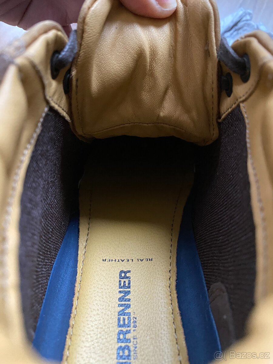 Nové pánské kožené podzimní/zimní boty Weinbrenner - č. 42 - 18