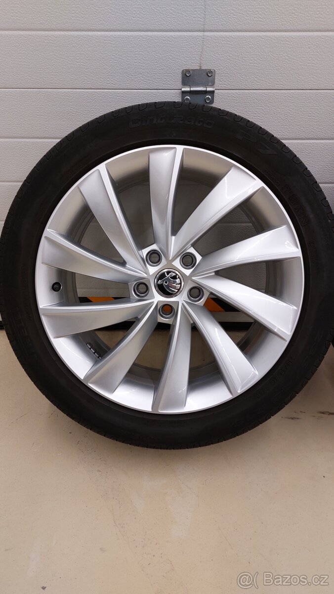 Alu kola 5x112 r18 Pegasus originál Škoda Superb III Faceli - 18