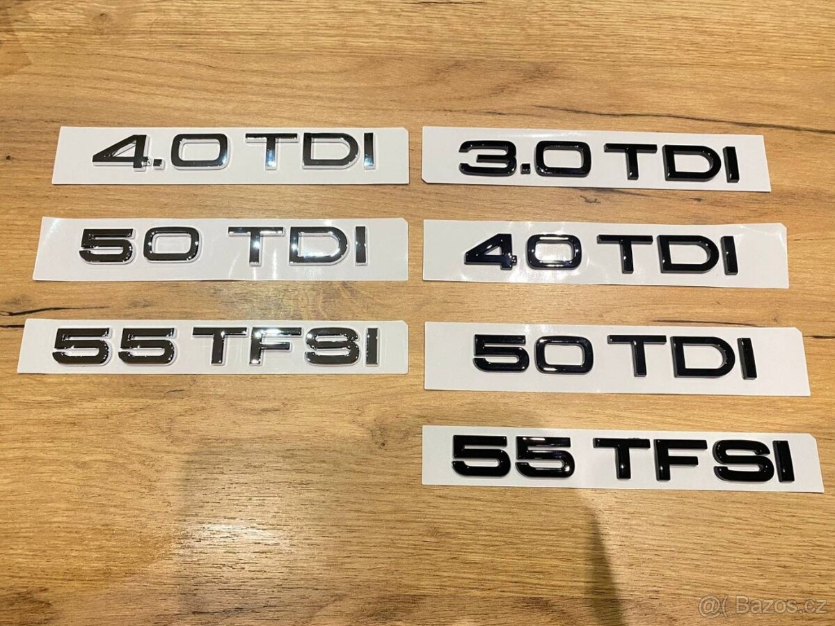 AUDI chromove znaky loga AUDI kruhy - 18