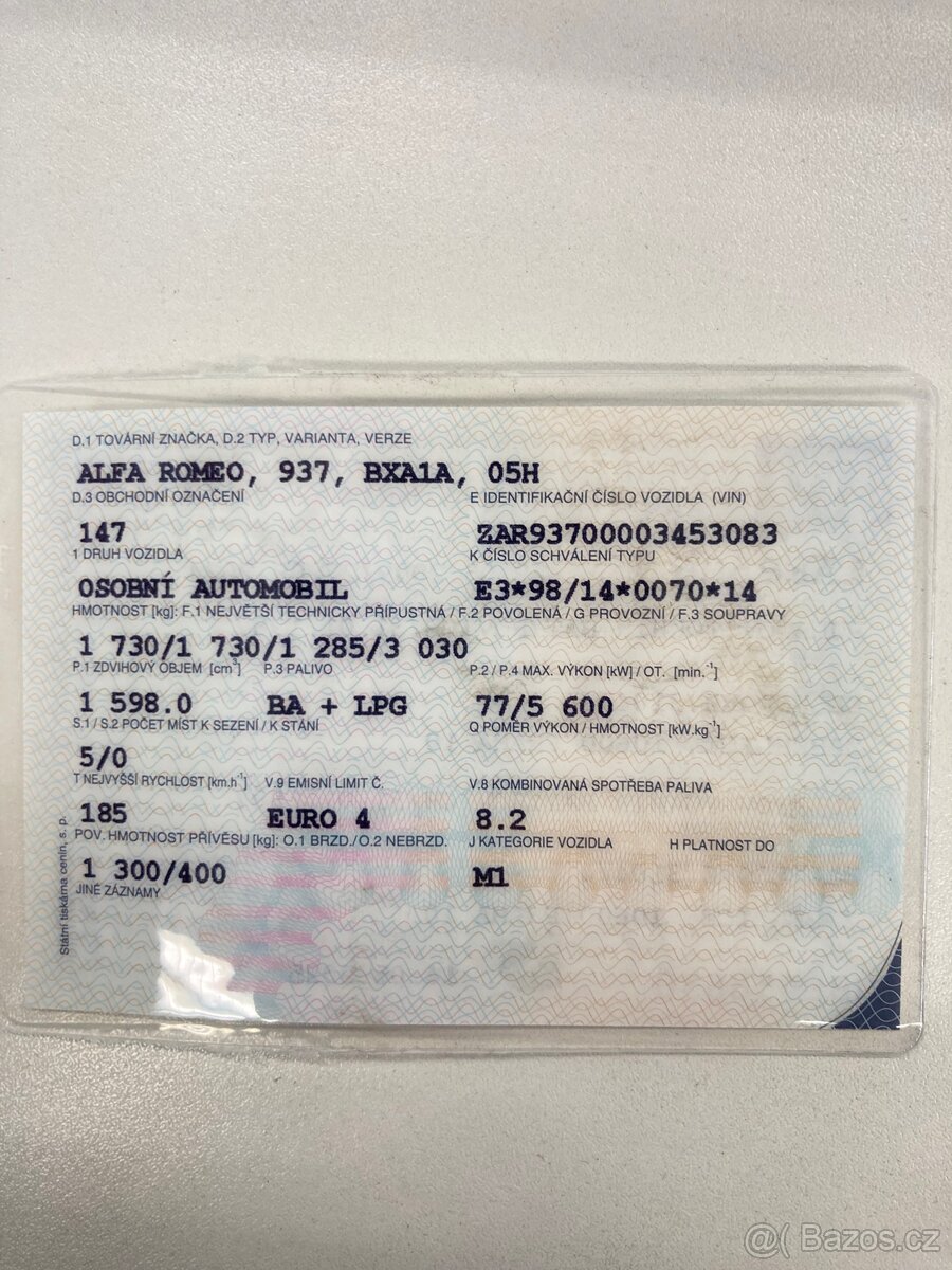 Alfa Romeo 147, 1,6 LPG 2009 Nova STK - 18