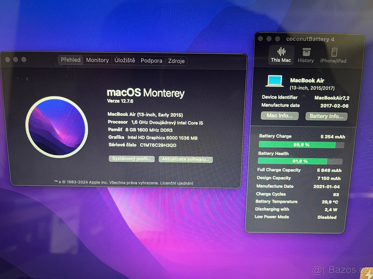 MacBooky Pro a Air 2015-2019 - 18