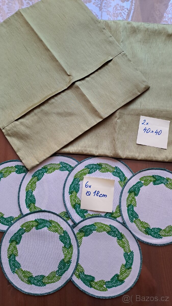 Retro ubrusy, lněné ubrousky, vánoční utěrky... - 18