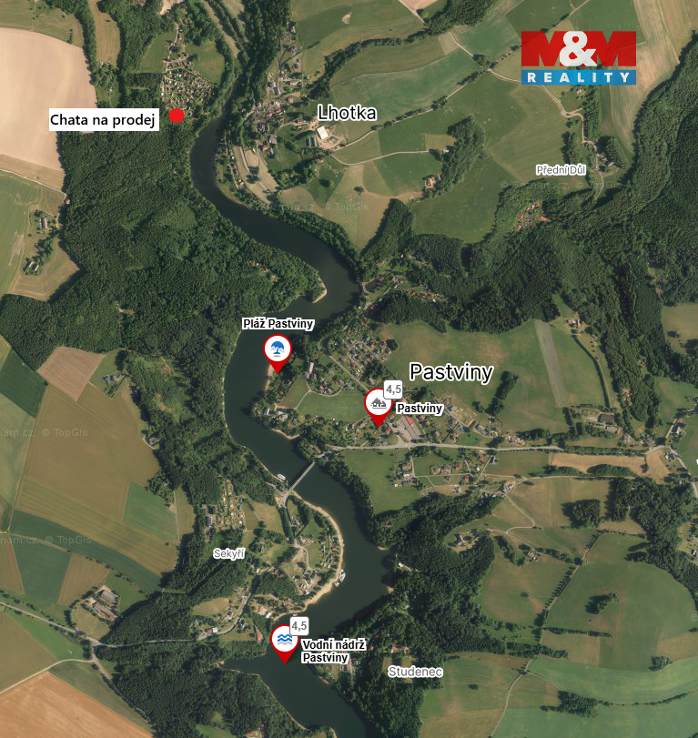 Prodej chaty 565 m² u přehrady Pastviny, Klašterec Zbudov - 18