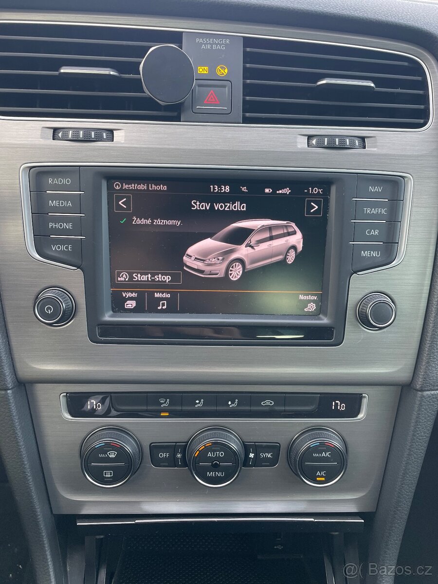 VW Golf 7 Variant 1.0 Tsi, 85 kw, 189 000 km, CarPlay, Navi - 18
