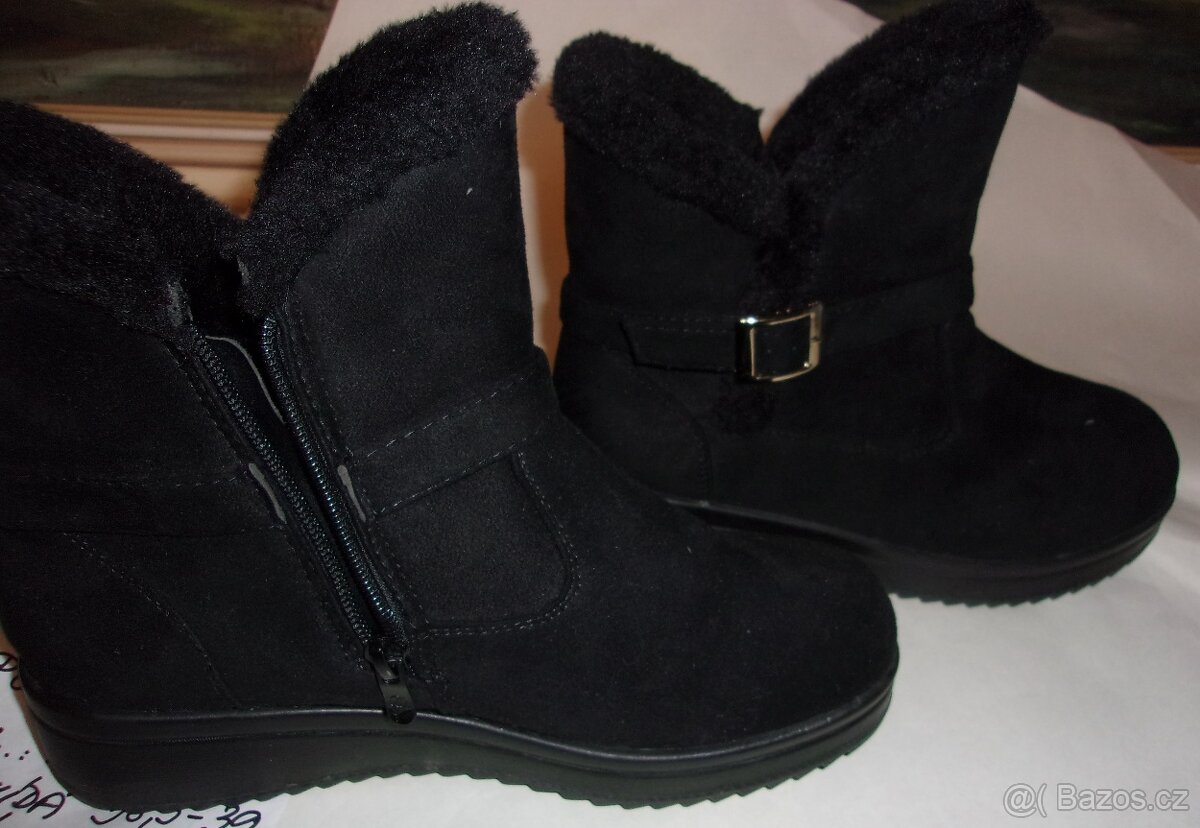 ZIMNÍ OBUV+SNĚHULE+KOZAČKY+SPORT. + VYCHÁZK. OBUV.+LODIČKY - 18