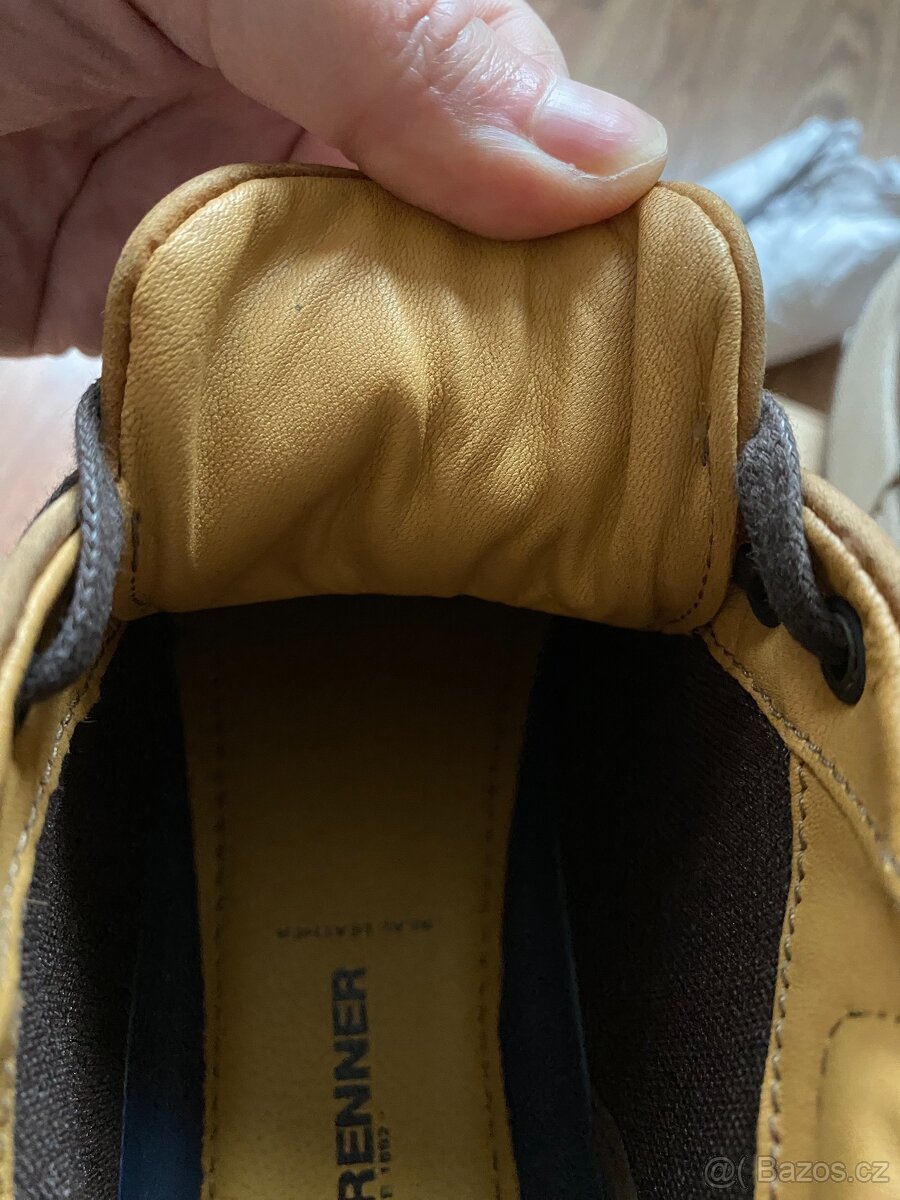 Nové pánské kožené podz./zimní boty Weinbrenner - č. 42 - 18