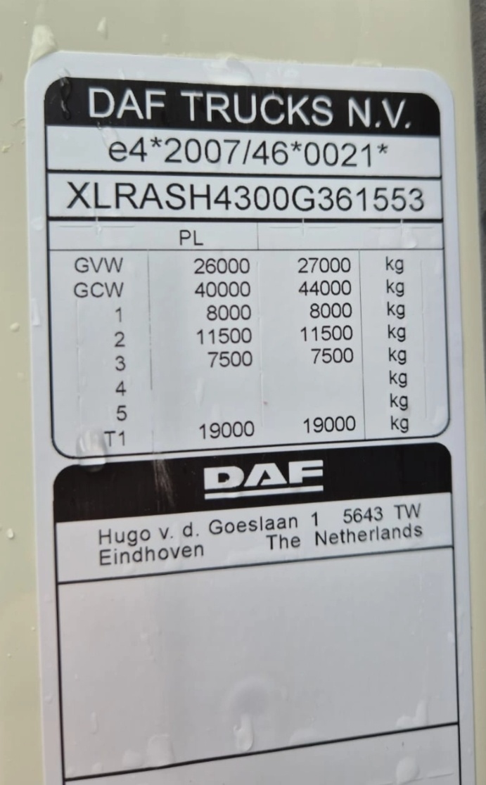 DAF XF 480 - 6x2 – Shrnovačka – EURO 6 - 18