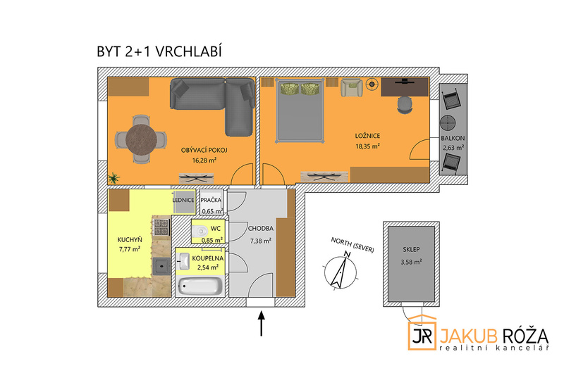 Prodej bytu 2+1 Vrchlabí - 18