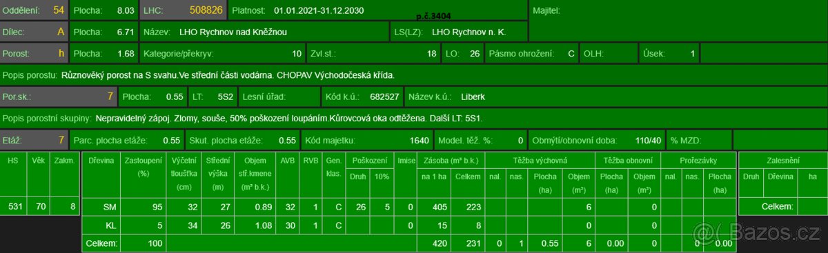 Prodej lesního pozemku v k.ú. Liberk - 18
