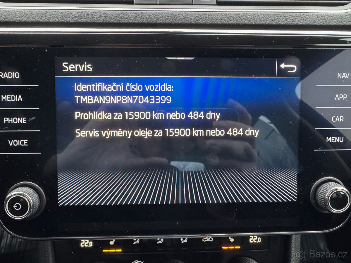 SUPERB 1.5TSI 110kW STYLE+ ACC NAVI LED KOUP. ČR ODPOČET DPH - 18