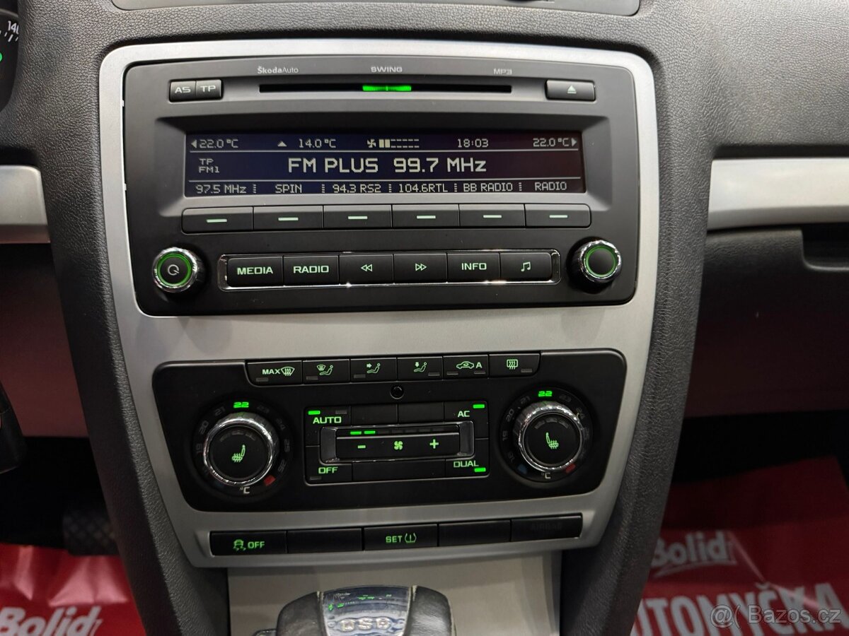 Škoda Octavia II Elegance 1.6TDI 77kW DSG 2011 PERFEKTNÍ - 18