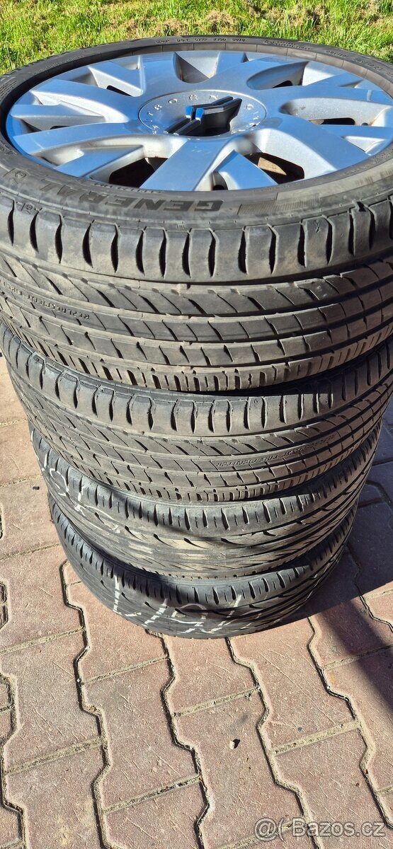 Alu kola Citroen C4 Grand 4x108 6,5x17 ET26 205/50r17 letní - 18