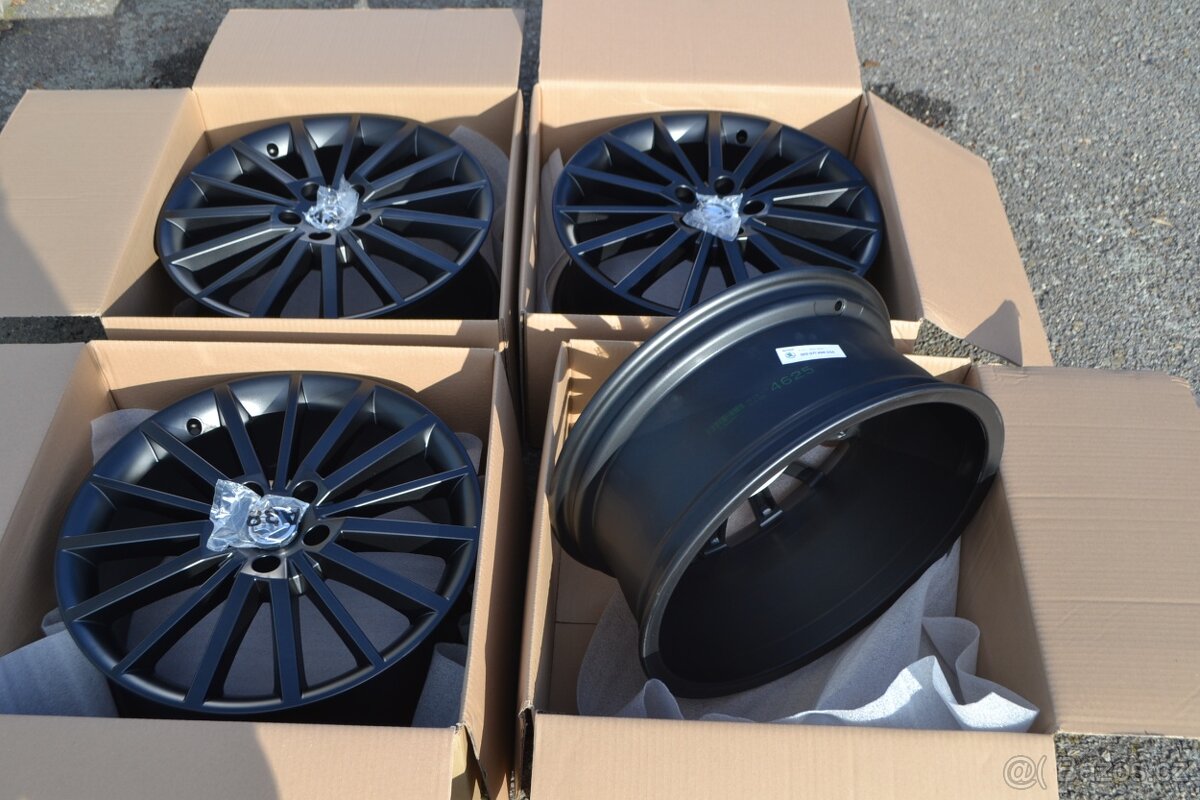 Škoda Octavia III (i RS) –NOVÉ 18 Alu disky 7Jx18 ET51,black - 18