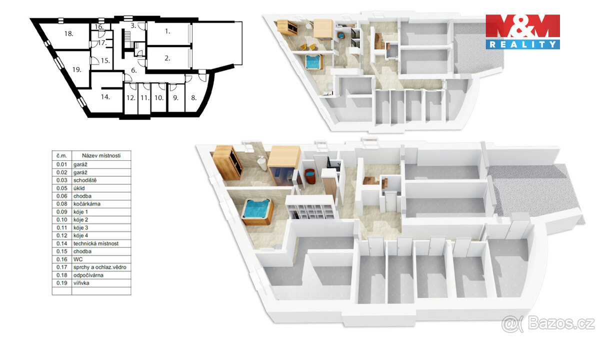 Prodej bytu 6+1, 149 m², Praha, ul. Pod třešněmi - 18