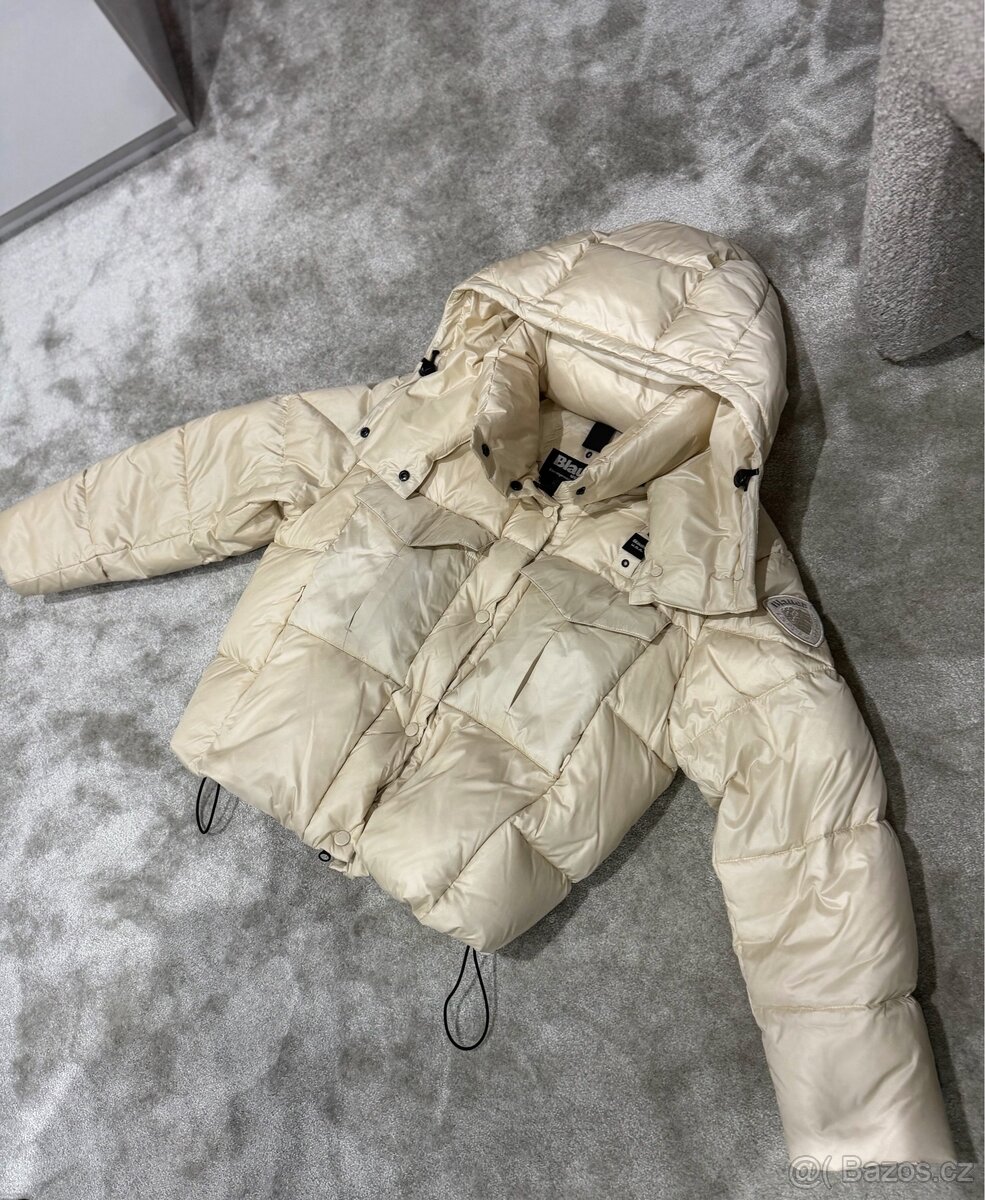 Luxusní, péřová crop bunda BLAUER - 18