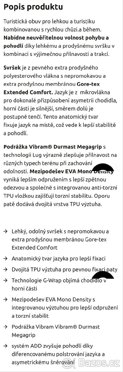 ŠPIČKOVÉ DÁMSKÉ TURISTICKÉ BOTY GARMONT GTX PC 5200,- - 18