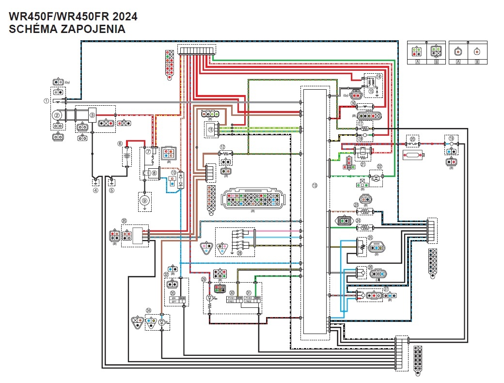 Yamaha WR450F servisny manual - 18