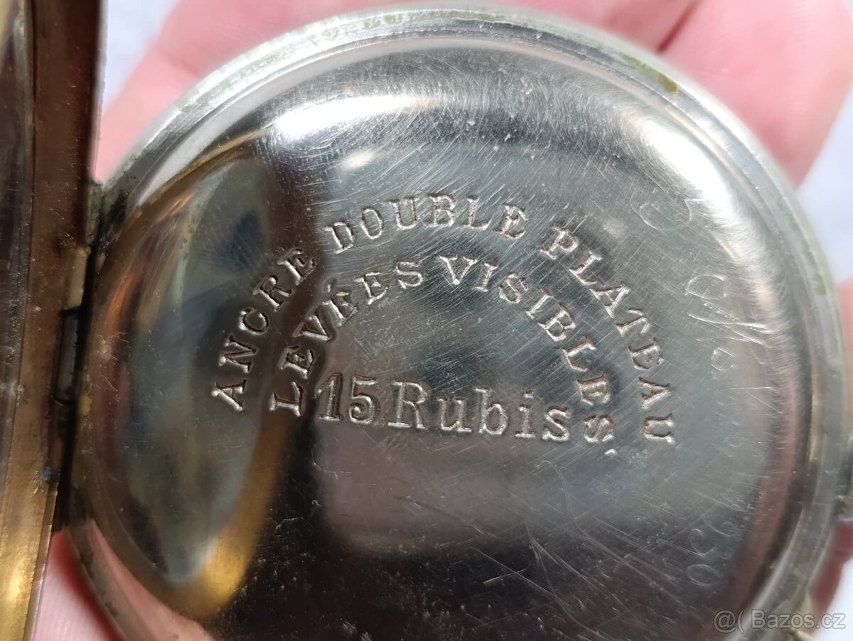 Obrovské 67mm kapesní hodinky Régulatéur, 192g (20xfoto) - 18