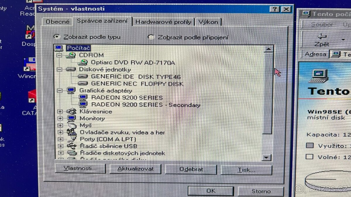Retro PC AMD K6-2 @350MHz, 128MB RAM, Win 98SE - 18