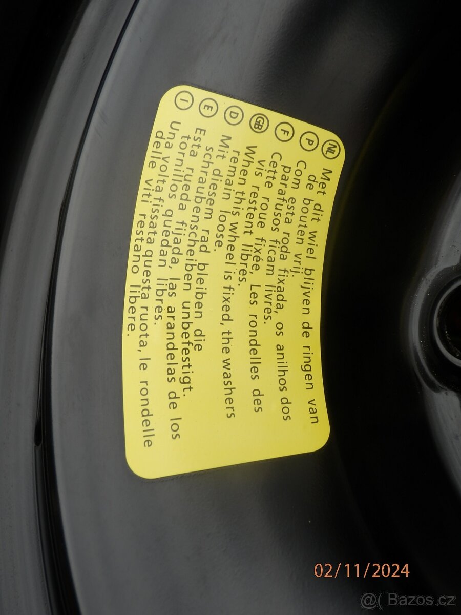 1xOriginál plechový disk na CITROEN C3 15tka Rok 2010 - 18