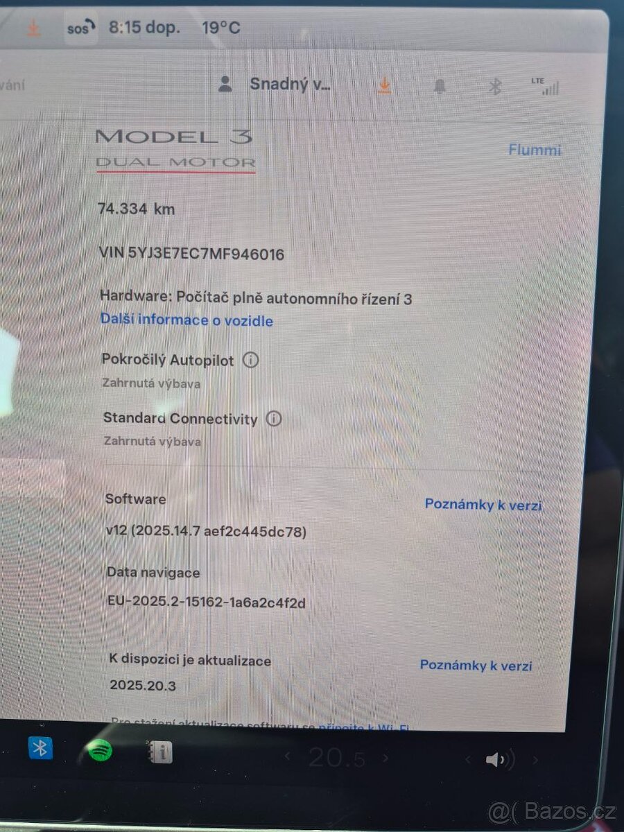 Tesla Model 3 Performance Dual Motor AWD 377 kW (ODPOČET DPH - 18