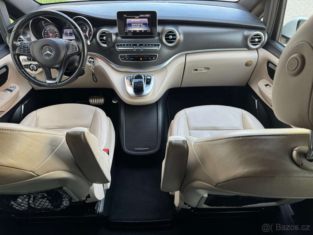 V250d AMG paket full LED kamery ACC webasto BURMASTER tažne - 18