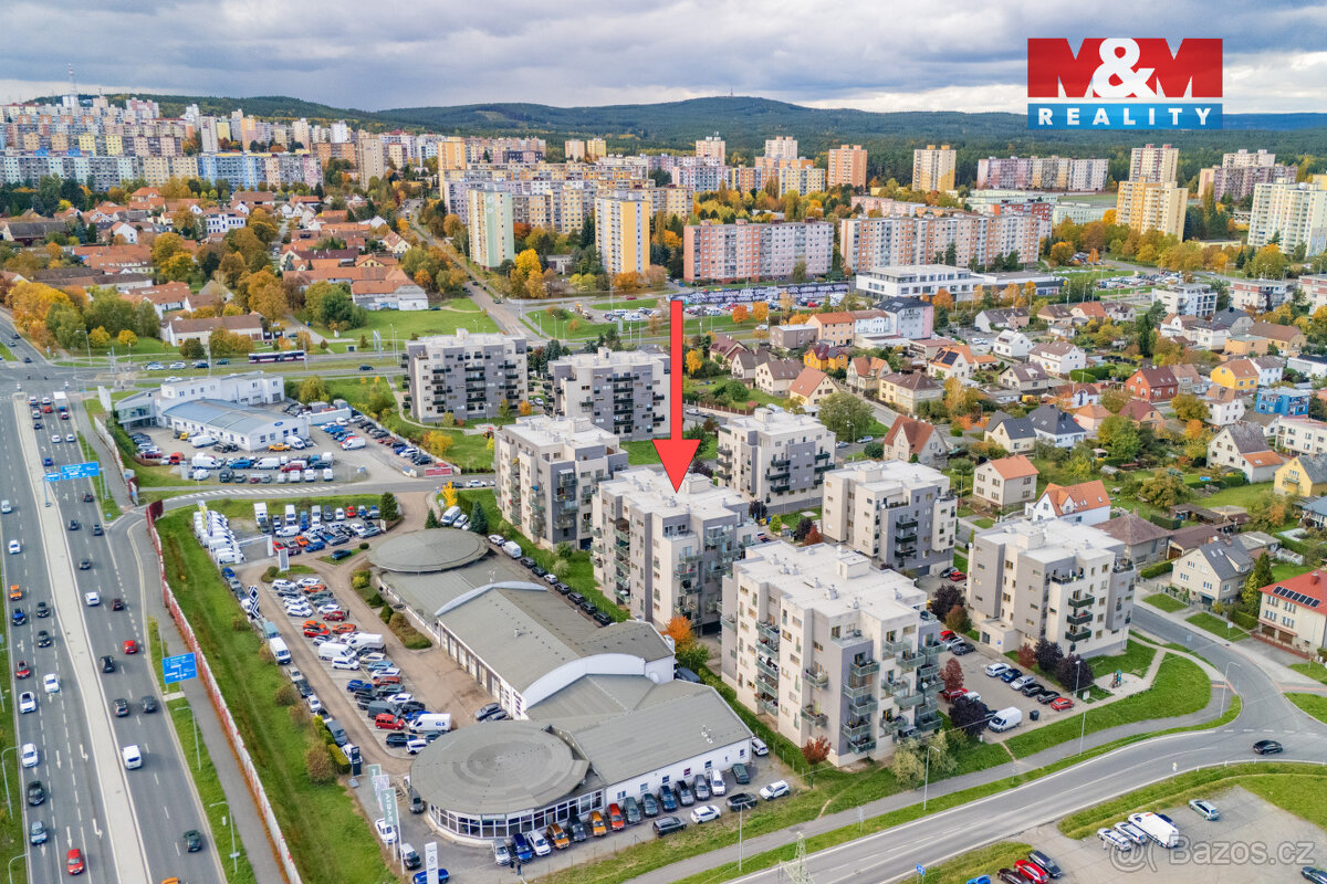 Pronájem bytu 2+kk, 50 m², Plzeň, ul. U Velkého rybníka - 18