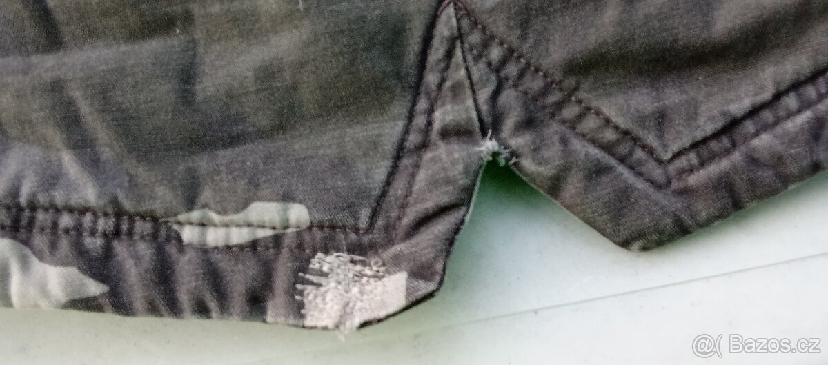 Chlapecká zimní maskáčová bunda a vesta( vel. 122) - 18