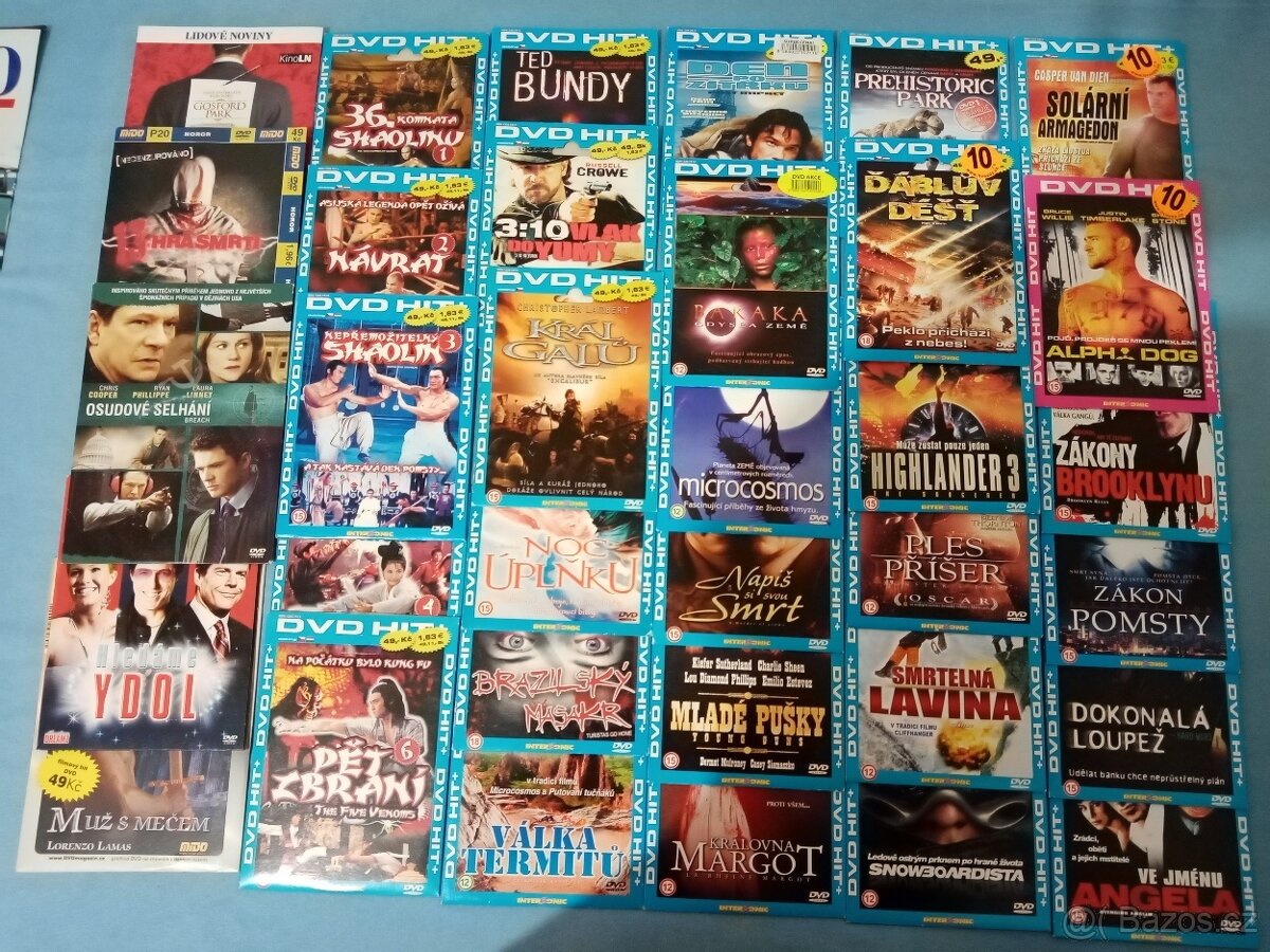 Stovky orig.DVD v pošetkách od 9 Kč - 18
