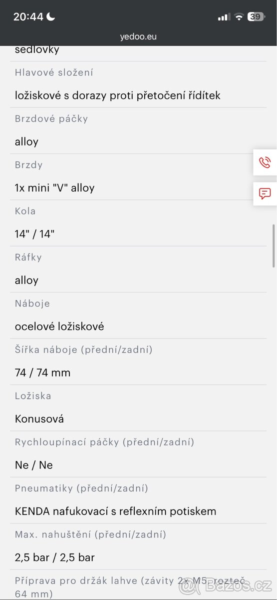 Dětské odrážedlo YEDOO TOOTOO XL - 18