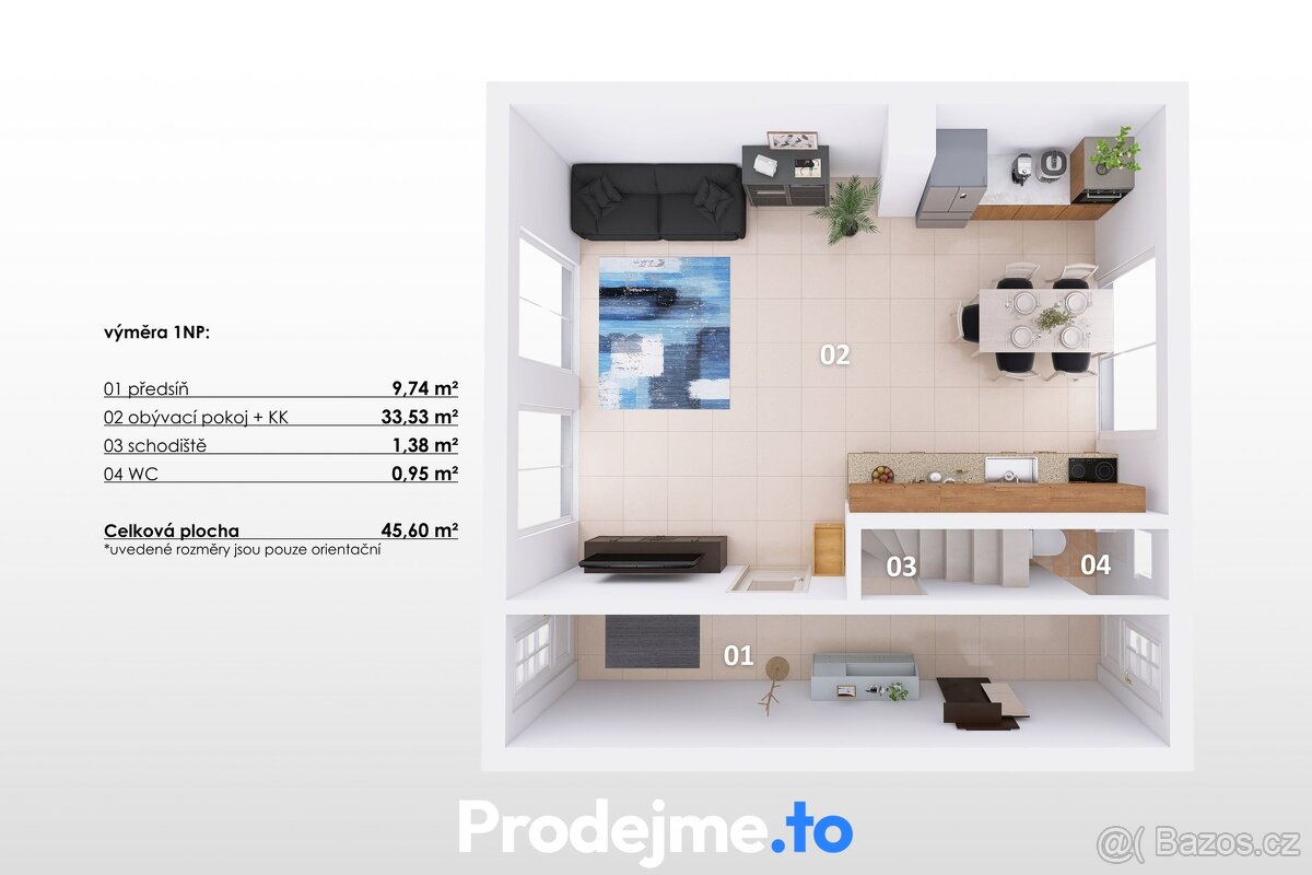 Prodej rodinného domu, 83 m2 - Ivančice - Alexovice - 18