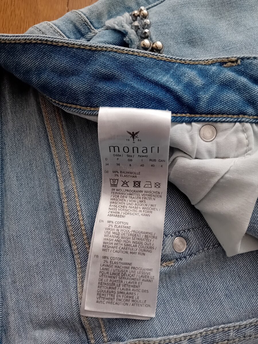 Monari dámské džíny vel. M - 18