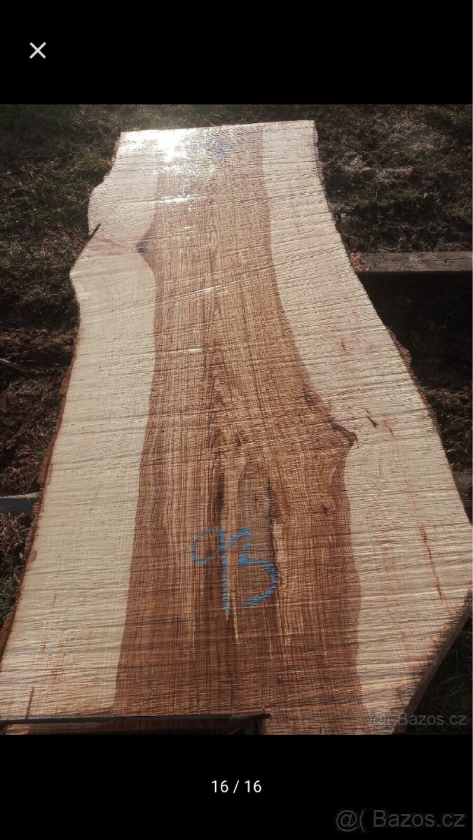 Fošny jasan,modřín ,XXL fošny - 18