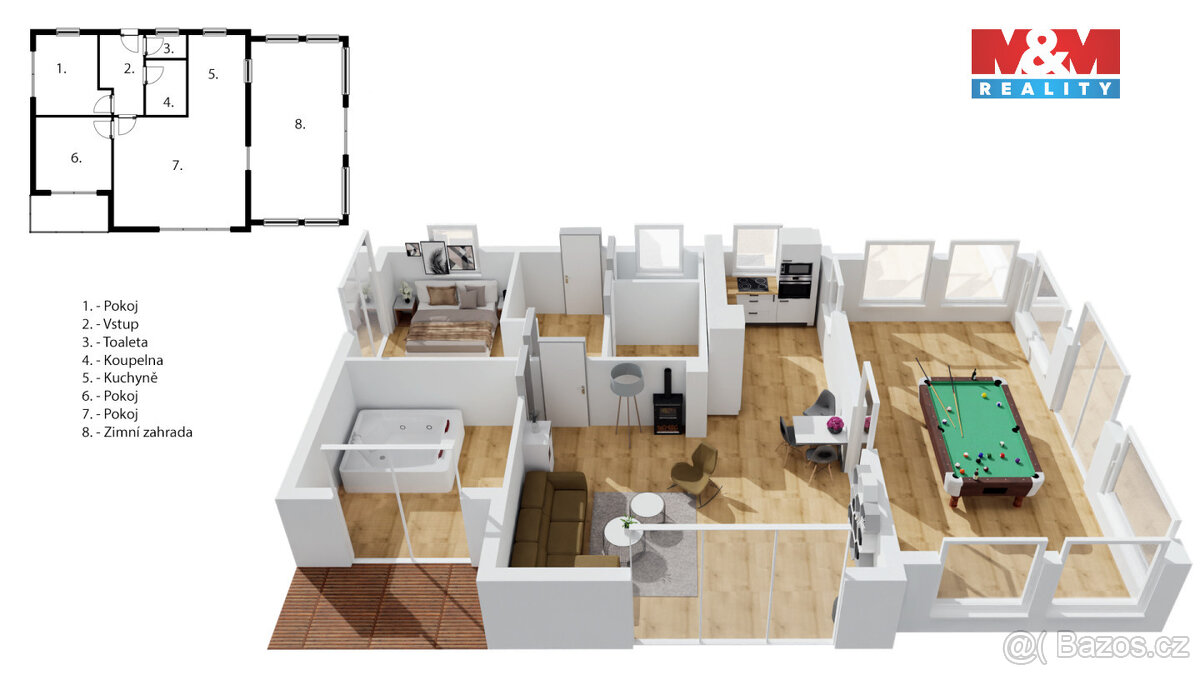 Prodej rodinného domu, 93 m², Dublovice - 18
