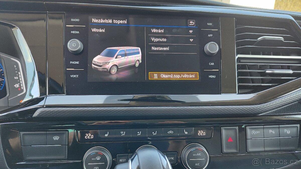 VW T6.1 upgrade přihřívače Webasto+MENU INFOTEJMENT - 18