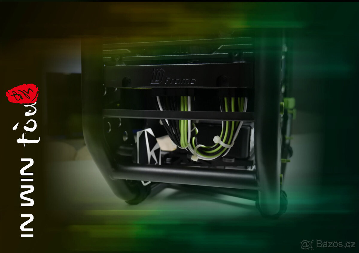 In Win D-FRAME 2.0 black/green + 1065W zdroj D-FRAME 2.0 - 18